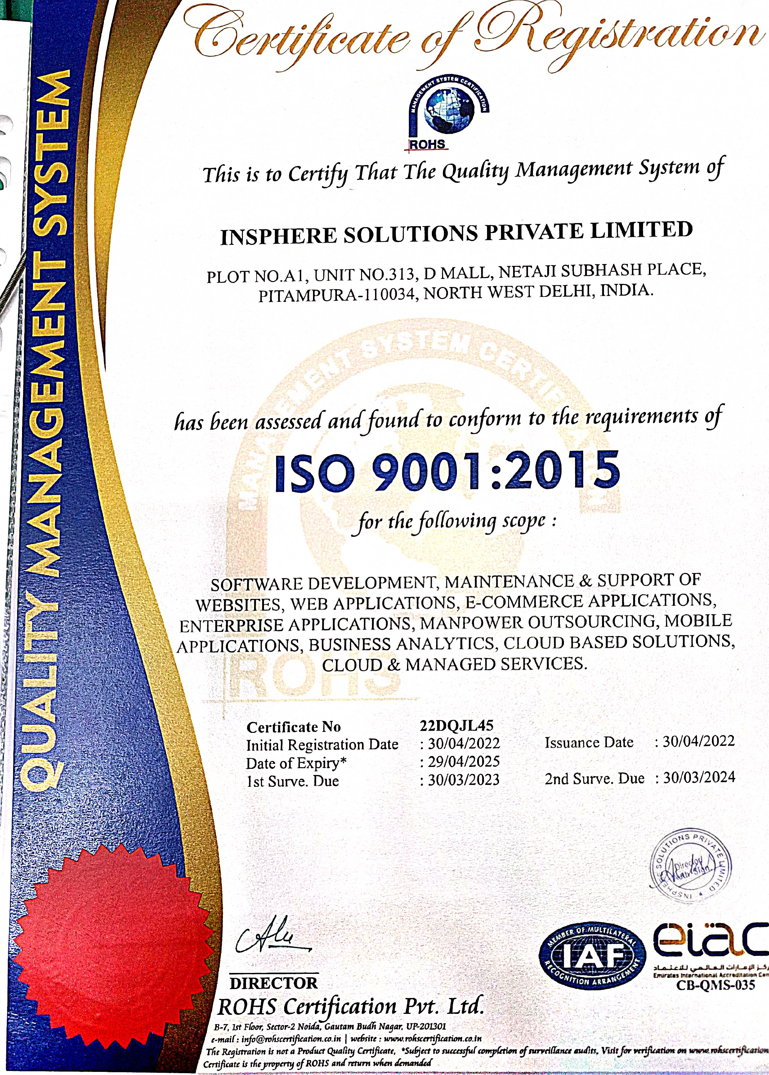 ISO 9001:2015